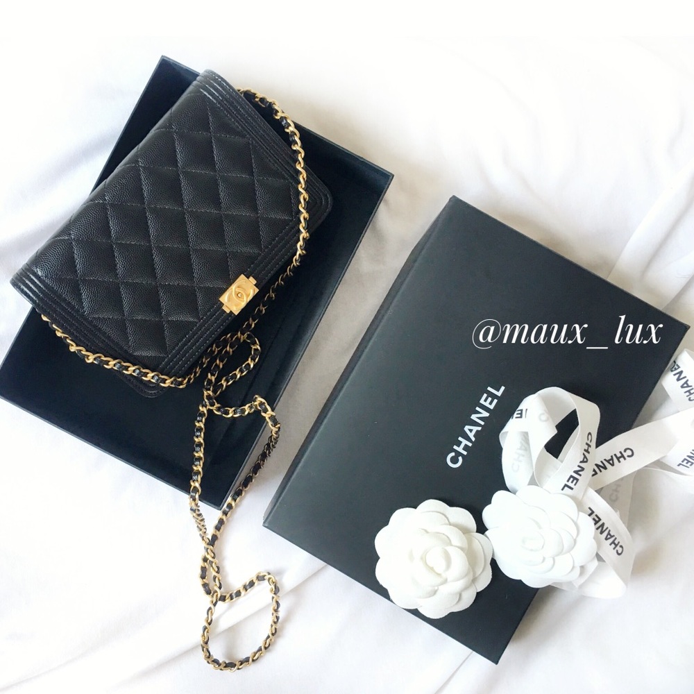 🌸SOLD🌸 Part II: Caviar Chanel WOC Boy Bag - Picture 3 of 8